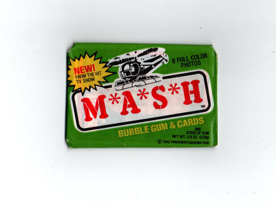 Mash Wax Pack TV Series - 6 cards - Topps - 1982 - Opened