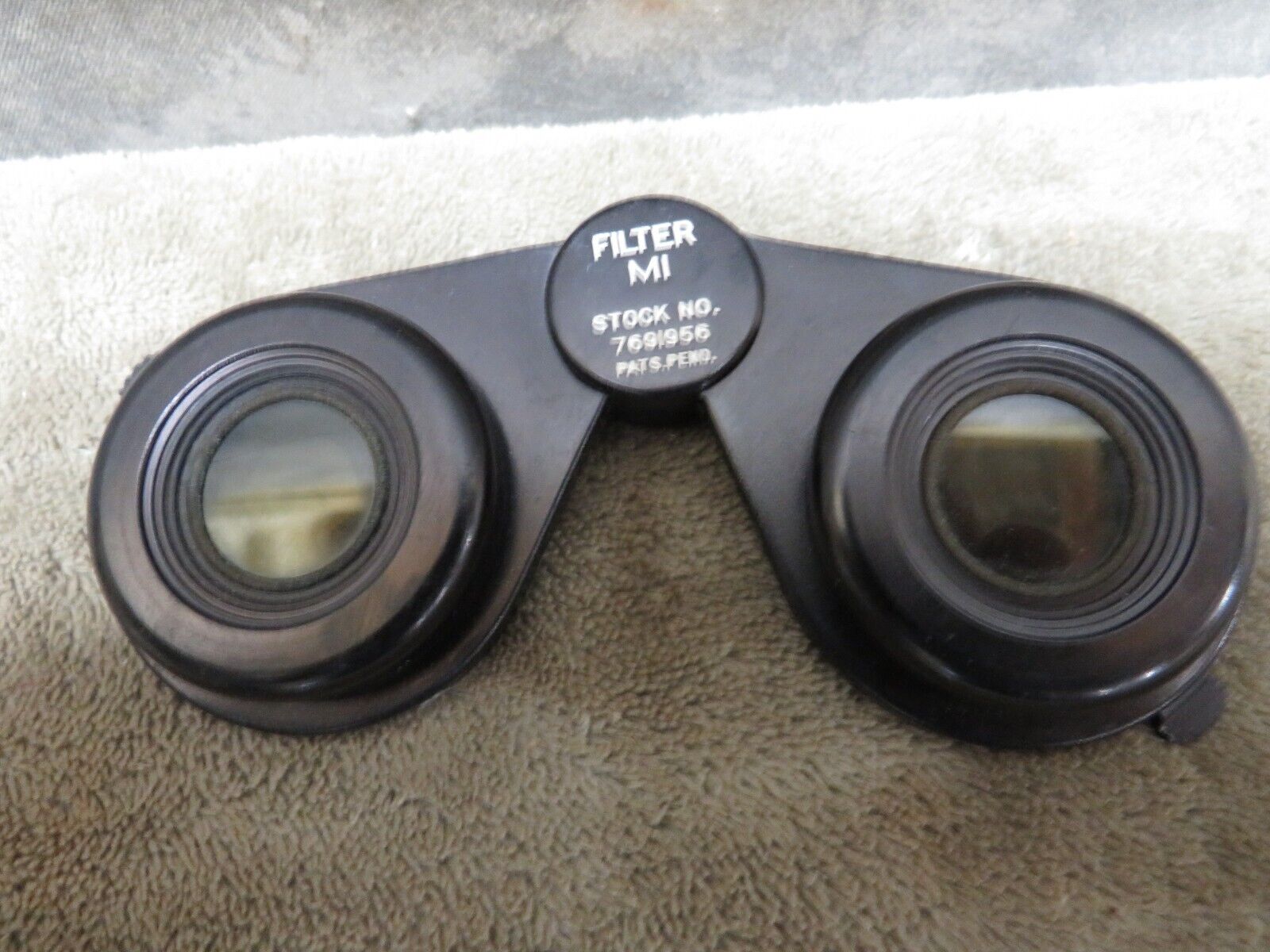 Vintage WWll Military Binocular FILTER MI Field Gear Equipment