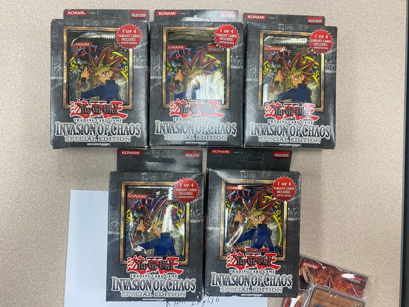 Yu-Gi-Oh Invasion of Chaos Special Editions  * FACTORY SEALED *  2004