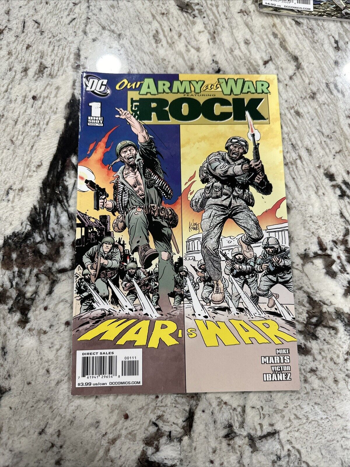 Our Army At War Featuring Sgt Rock #1 Comic DC 2010 Joe Kubert Cover Ibanez RARE