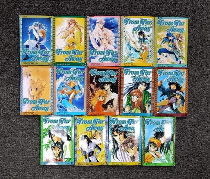 Full Set From Far Away Manga By Kyoko Hikawa Volume 1-14 English Version (NEW)