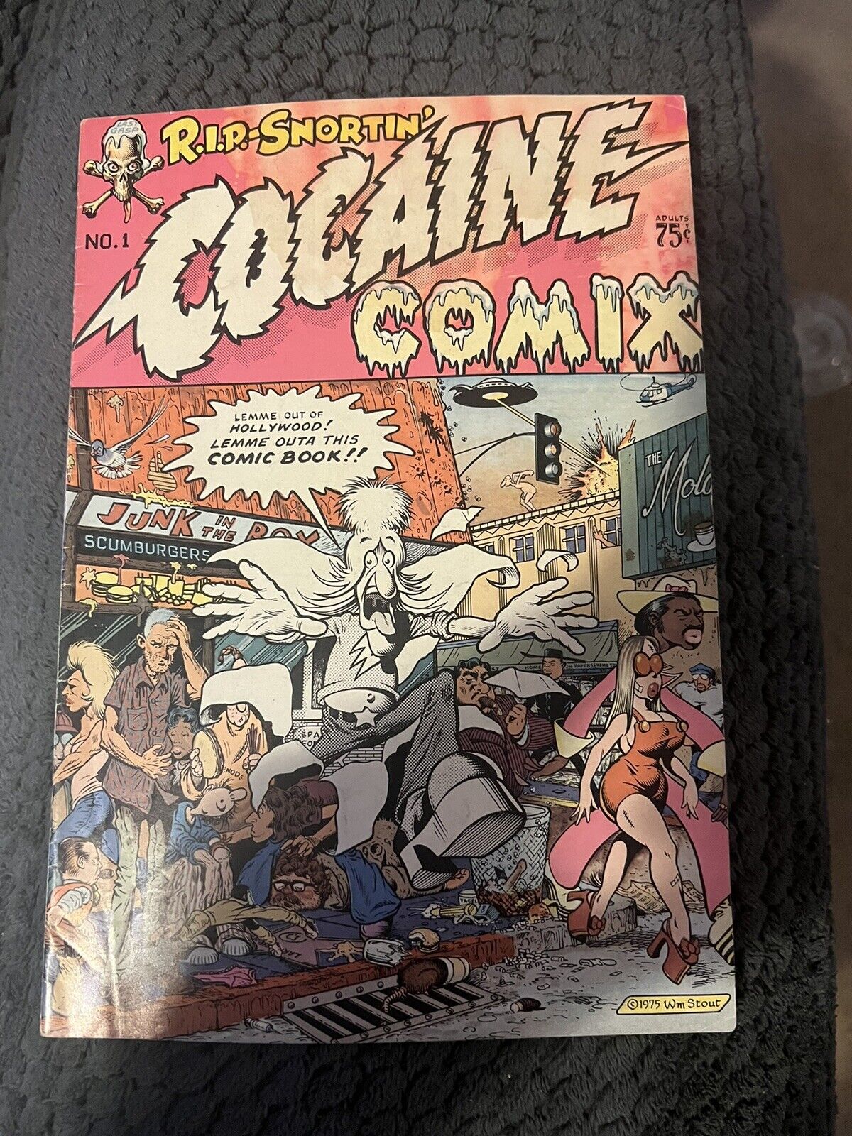 Cocaine Comix #1 Rare Reader Copy Last Gasp Crumb DiCaprio HTF Freak Comic Book