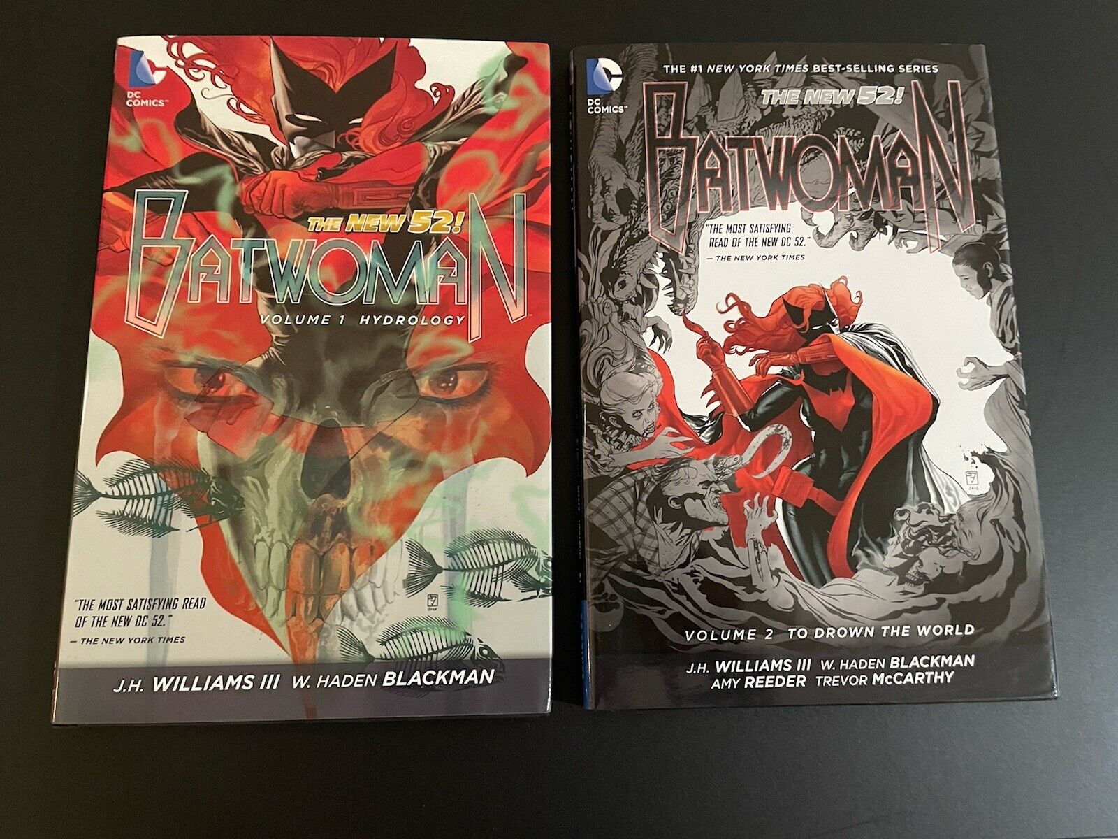 Batwoman Vol. #1&2 New 52 2012 Blackman J.H.Williams III Hardcover DC Comics