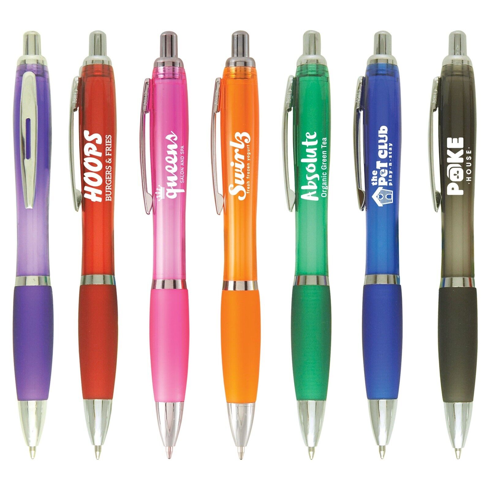 Personalized Pens Imprinted W/ Company Name / Logo / Text  In 1 Color / 250 QTY