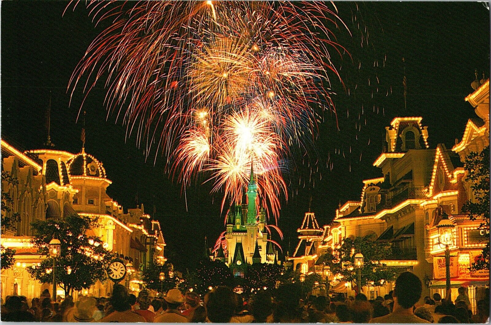 Florida Postcard: Fireworks Over Cinderella Castle 