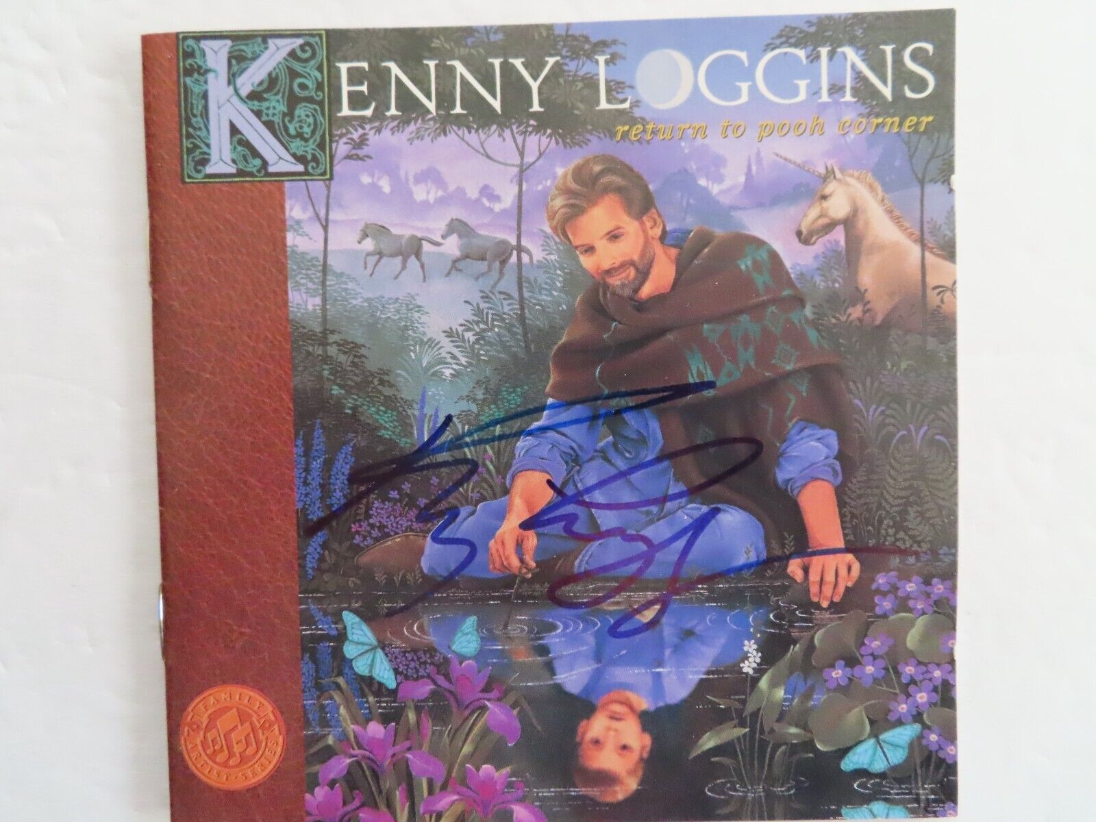 Signed Autographed CD Booklet Kenny Loggins - Return To Pooh Corner