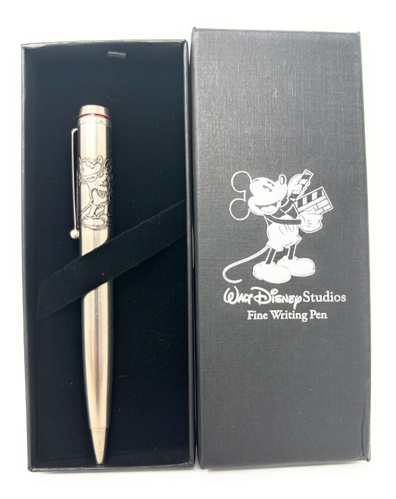Walt Disney Studios Fine Writing Pen Etched Mickey Mouse Movie Clapper Retro 51
