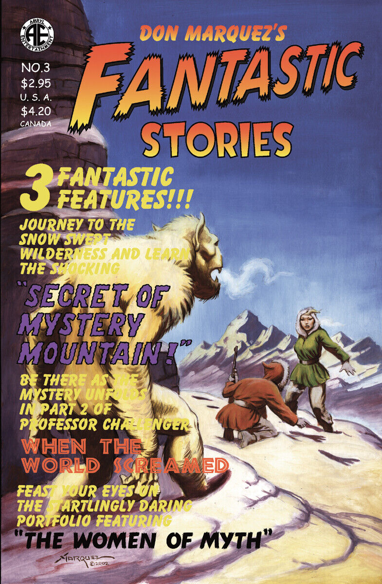 FANTASTIC STORIES,  issue #3, by Don Marquez