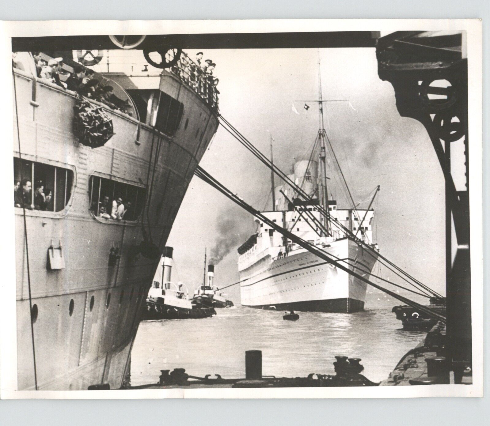 Luxury Liner Ship \'Empress of Scotland\' LIVERPOOL England 1951 Press Photo