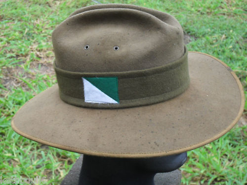 WW1  2nd Australian light horse puggaree & colour patch