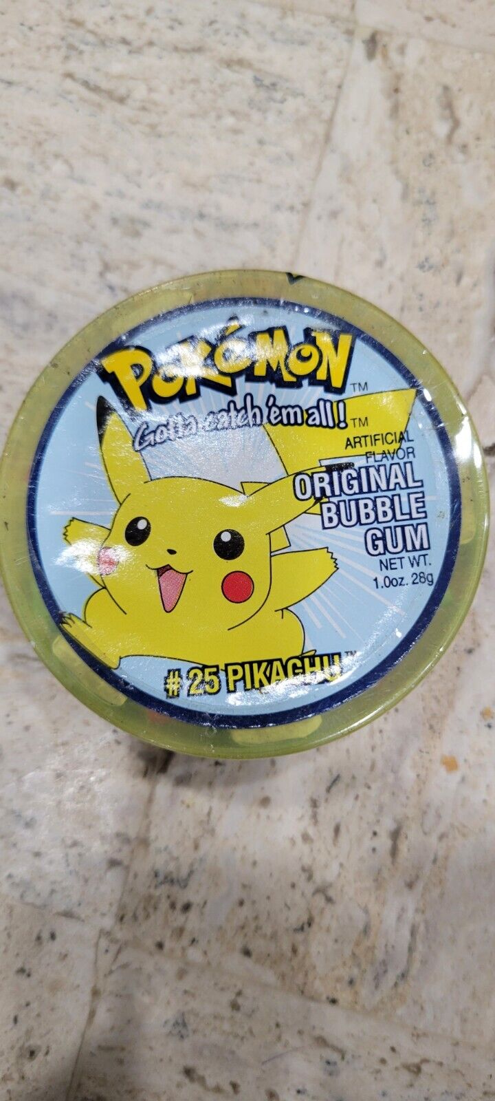 VTG SEALED RARE Pokémon Gum 1 oz Pack Pikachu #25