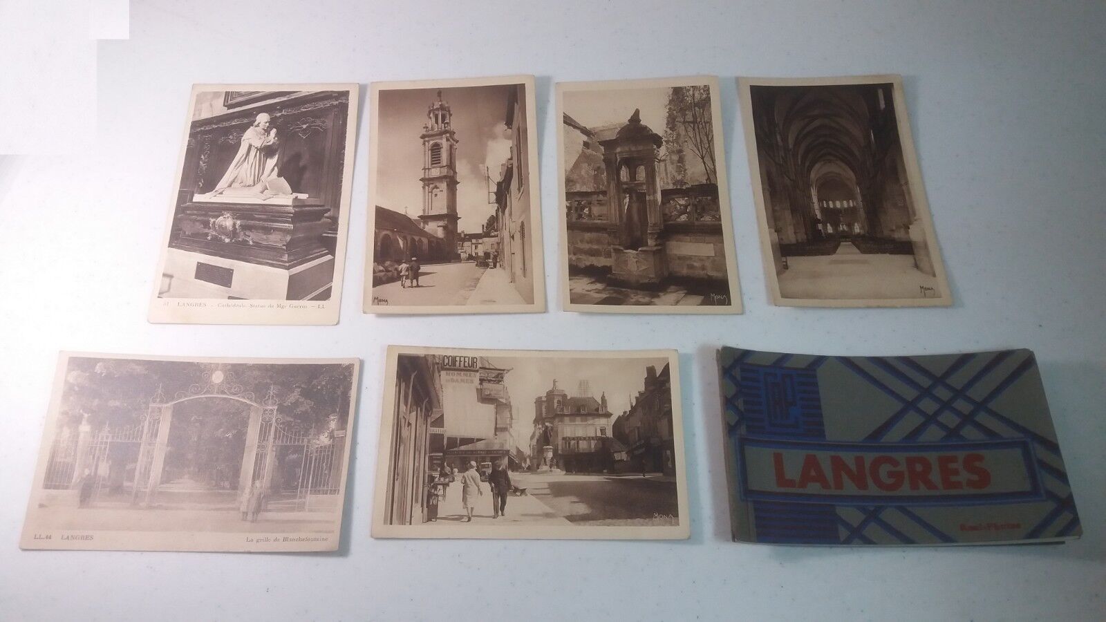 Vintage Langres France RPPC Postcards 10 Real Photographs plus 6 Regular