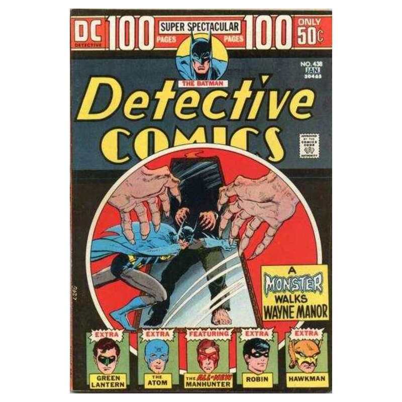 Detective Comics (1937 series) #438 in Fine minus condition. DC comics [w,