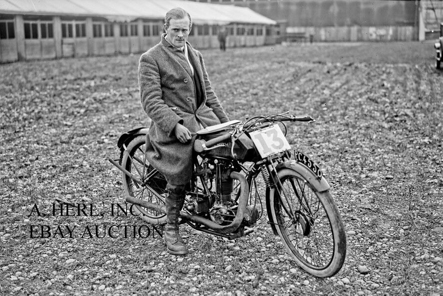 Zenith JAP factory racer Paddy Johnston 1924 French Grand Prix at Lyon photo