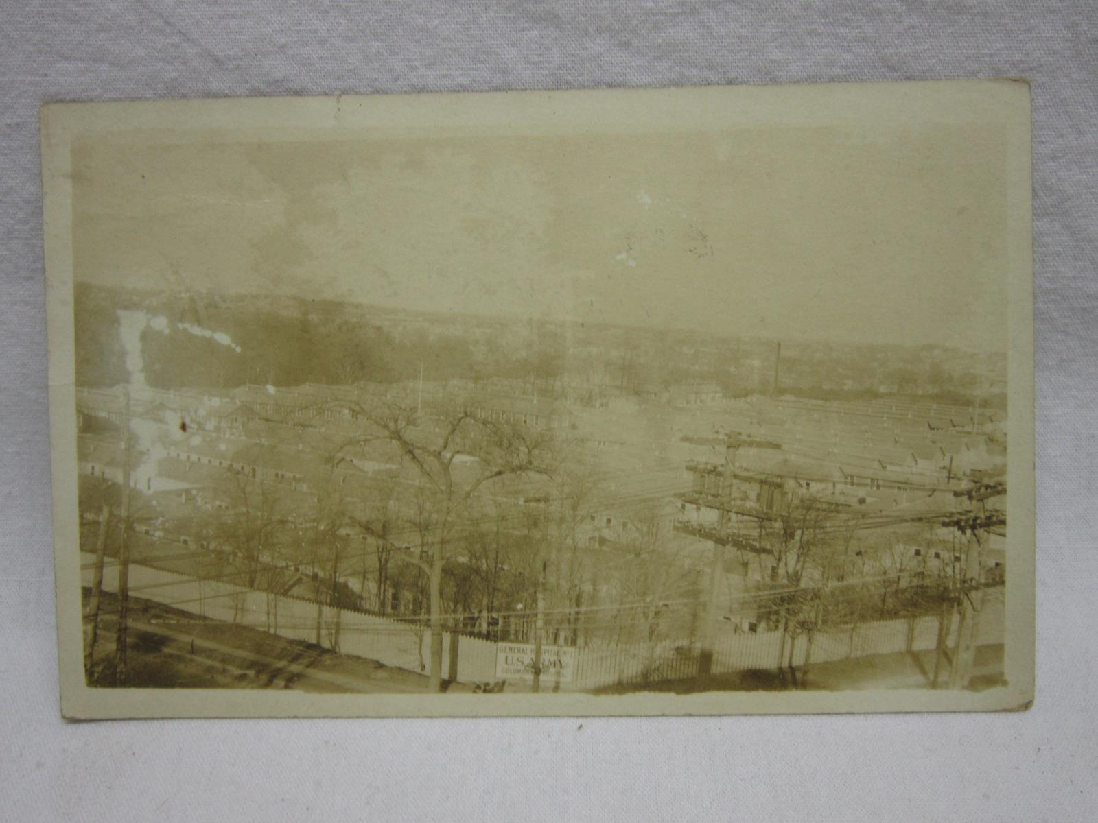 1918 General Hospital No 1 Columbia War Bronx NYC Ny Postcard RPPC Photo Vtg