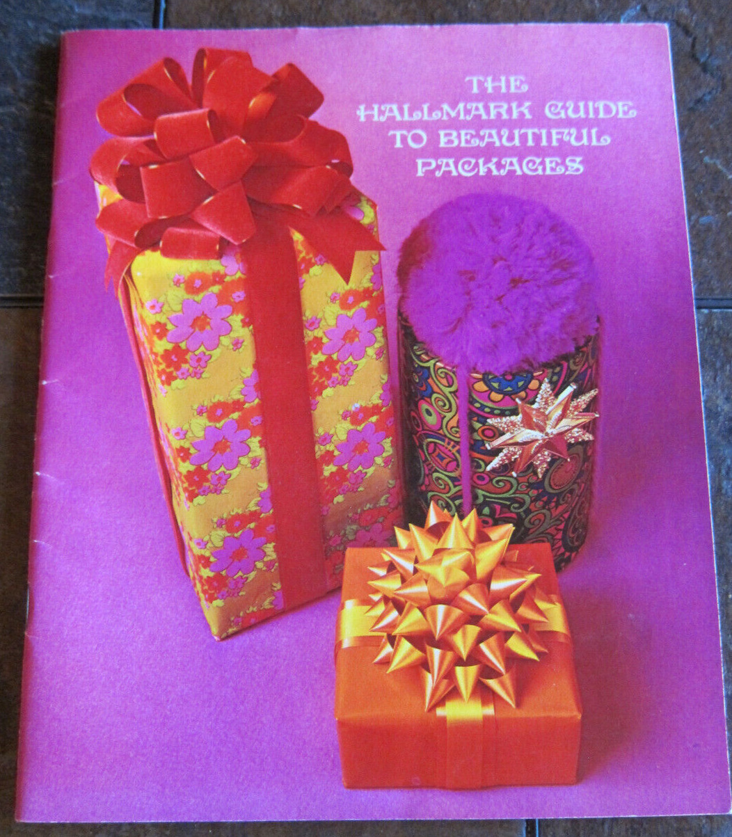 1969 The Hallmark Guide To Beautiful Packages Gift Wrapping Bow Instrution