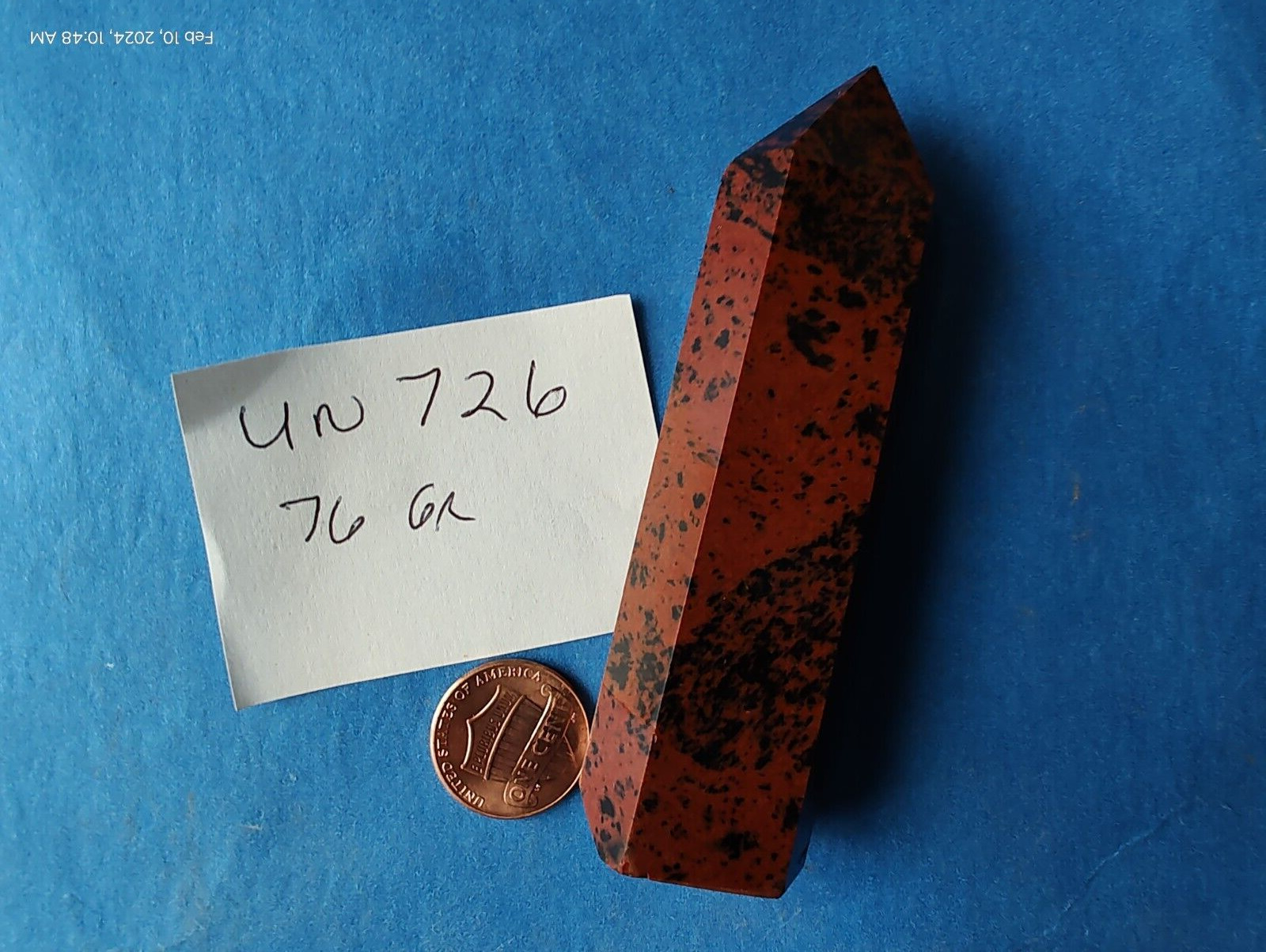 💎🪨 Unknown Mineral Stone Crystal Specimen 76 gram  💎🪨 mahogany wand ?