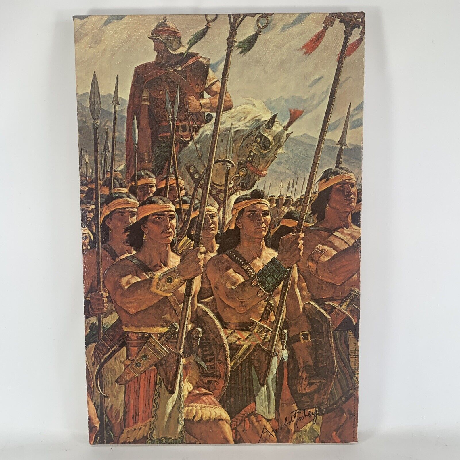 Arnold Friberg Book of Mormon Art Print on Canvas 11x17 LDS Latter Day Saints A