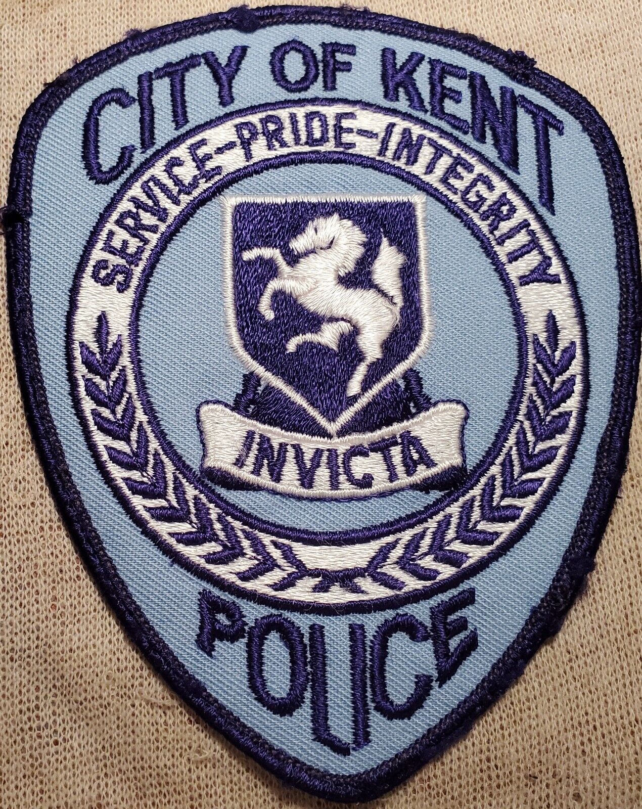 WA City of Kent Washington Police Shoulder Patch