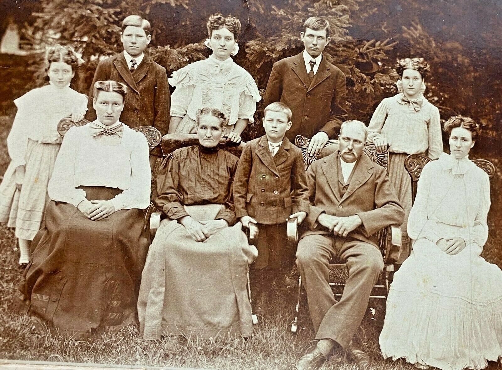 Antique Family Photograph 7.5\