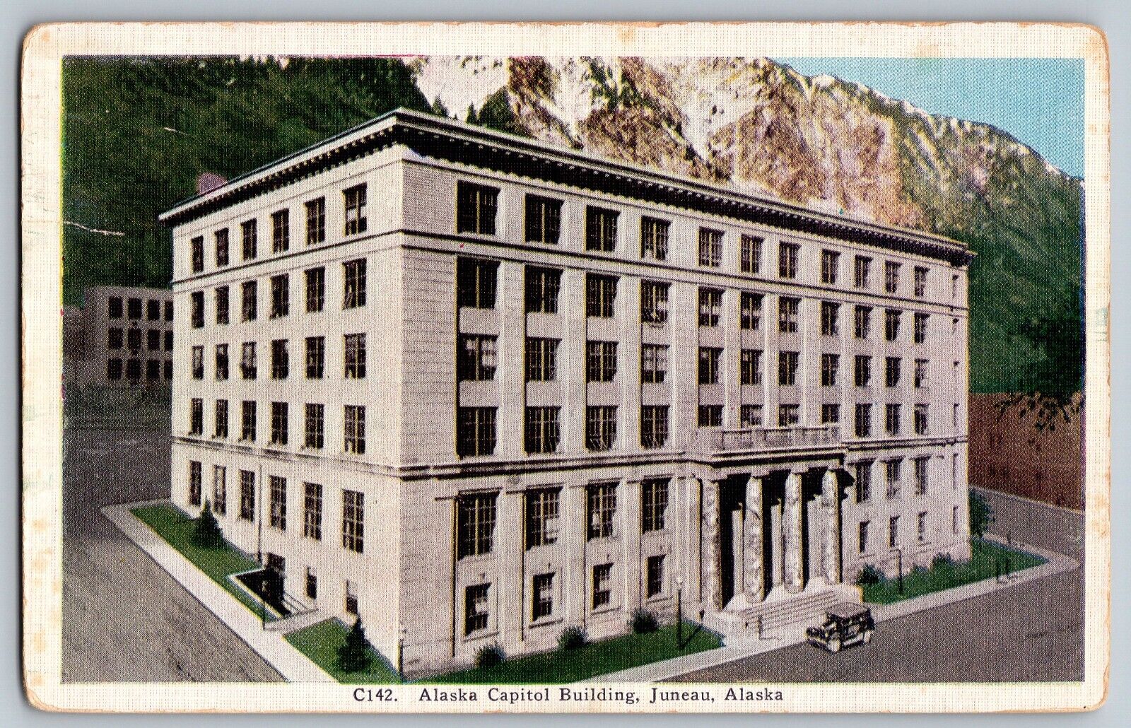 Juneau, Alaska Ak - Alaska Capitol Building in 1930 - Vintage Postcard