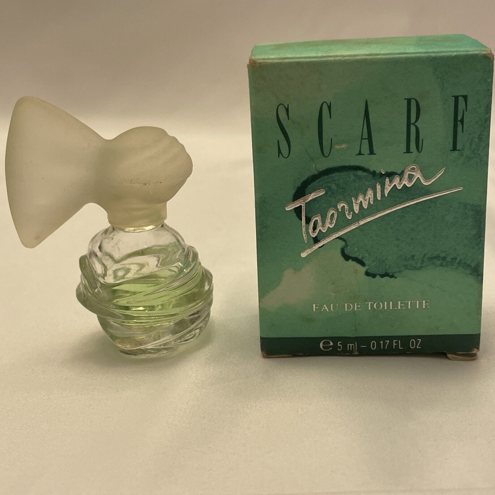 Vintage Marbert Scarf Taormina Eau De Toilette Perfume 5ml