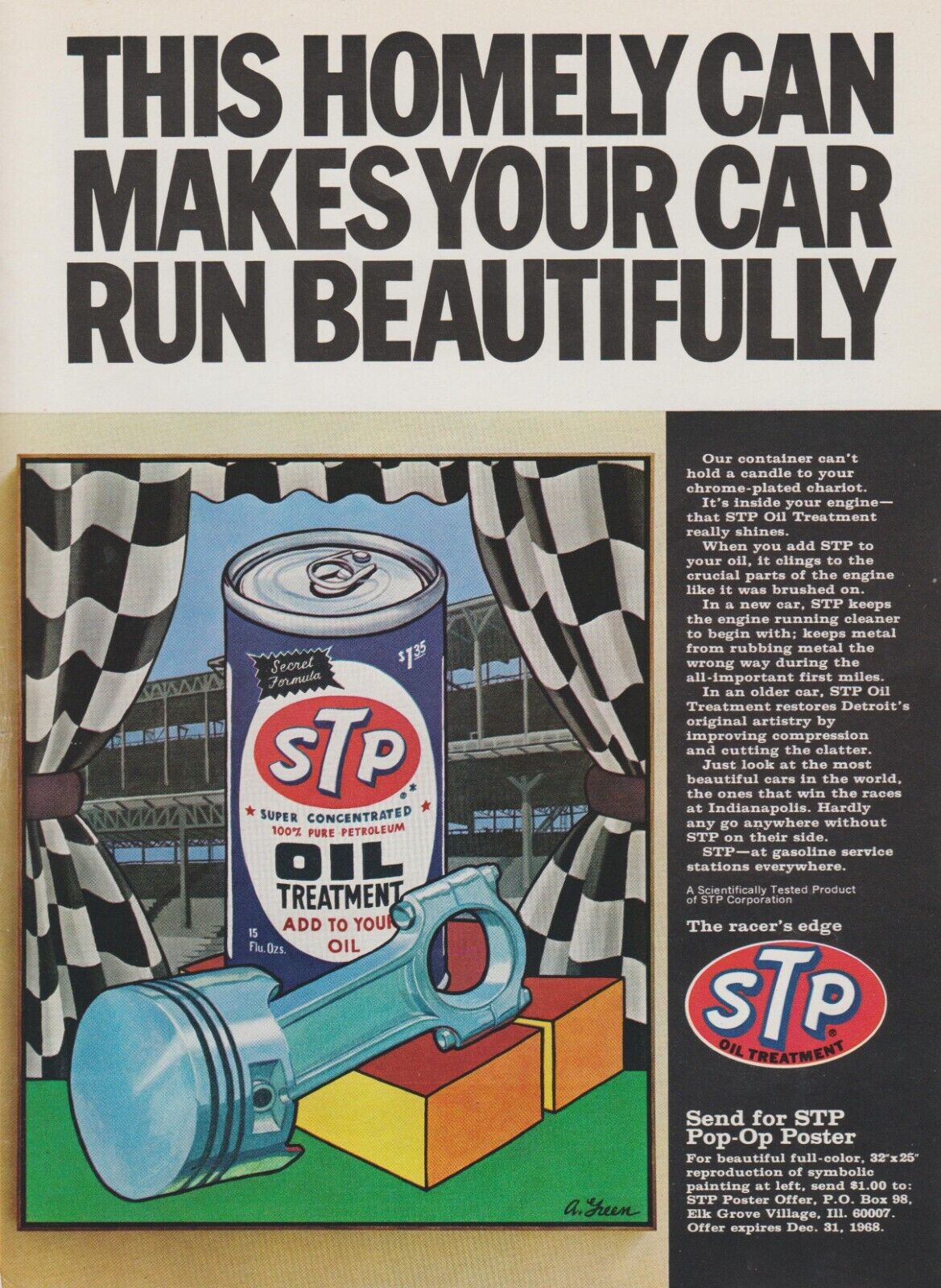 1968 STP Oil Treatment - \