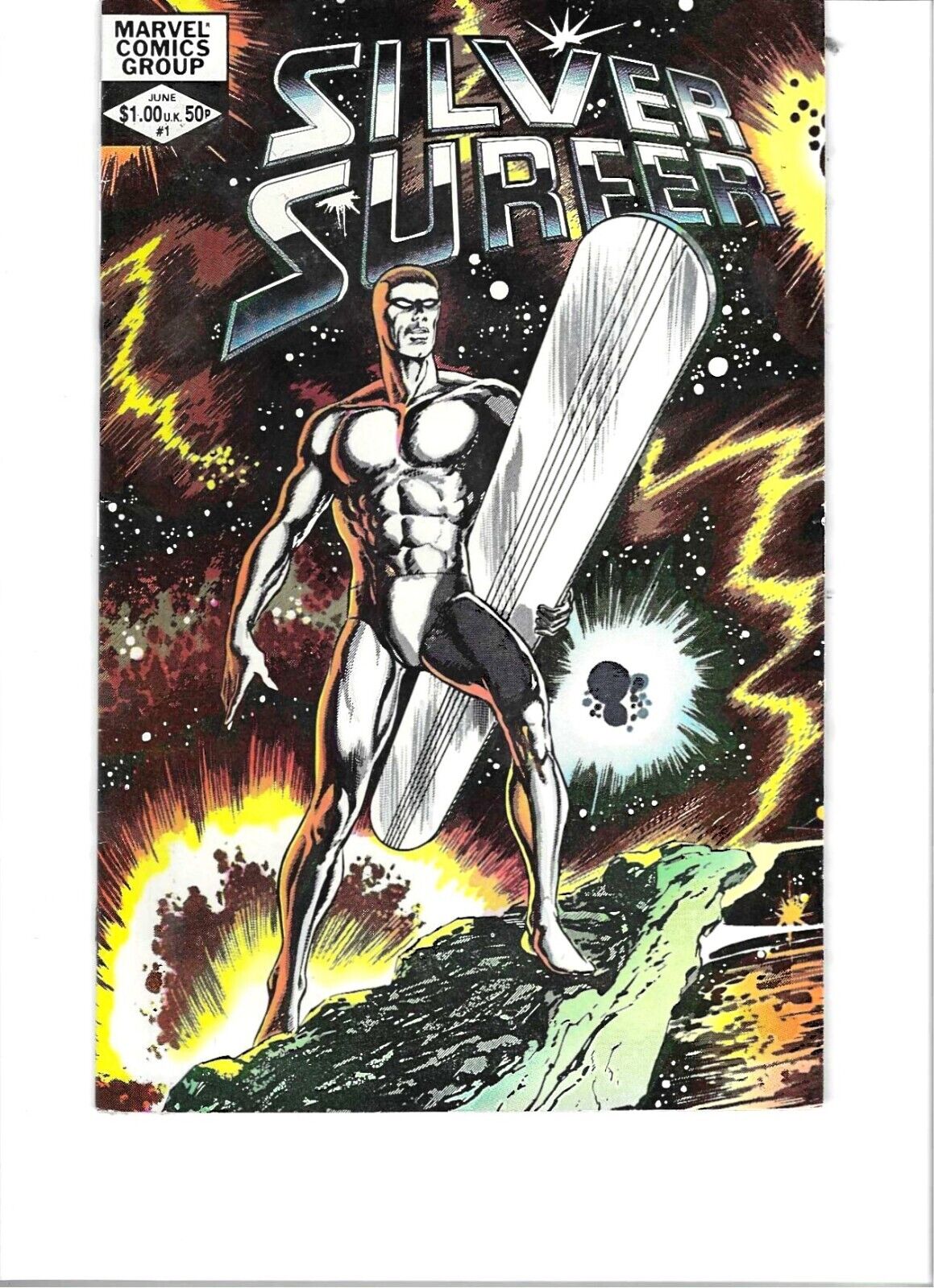 Silver Surfer #1 Volume 2, Stan Lee 🔥 John Byrne, NM 9.2 Condition