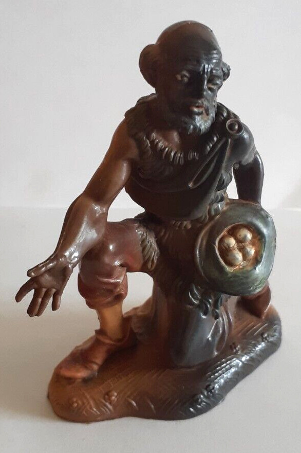 1983 Fontanini Nativity Italy Depose #129 EZRA Egg Seller Merchant Figurine 
