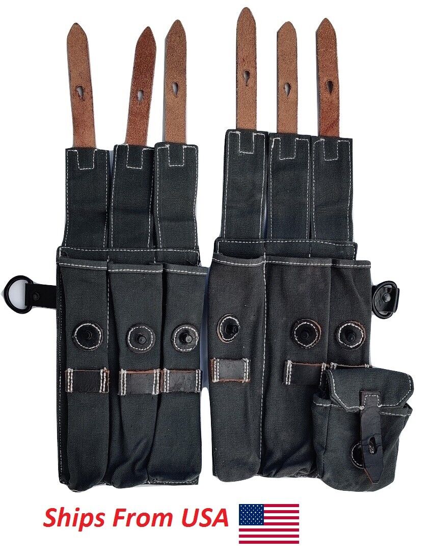 Reproduction German WWII MP Magazine Wehrmacht Pouch Set