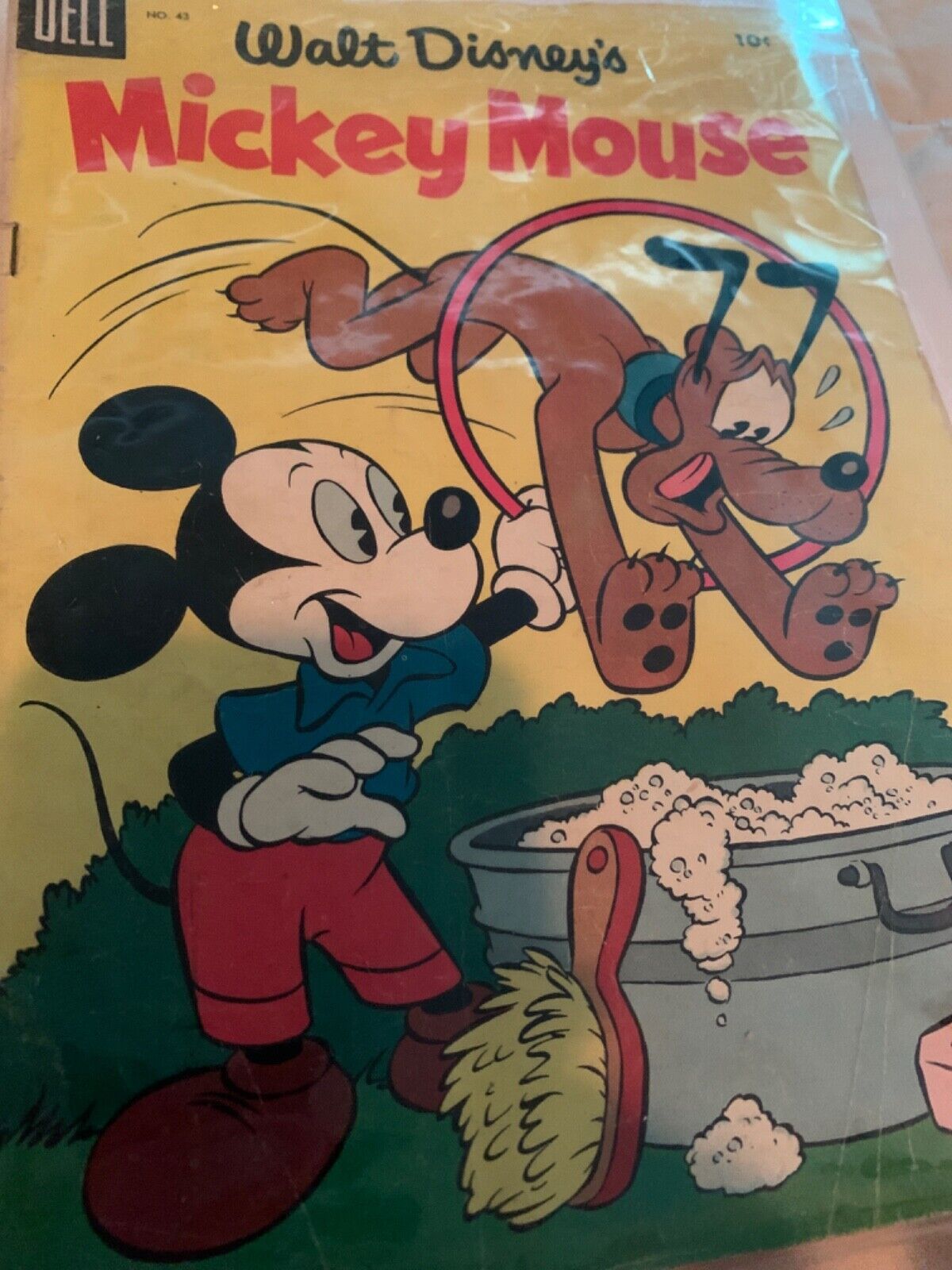 Mickey/Mouse/Walt/Disney’s/No1/Star/55/43/Featuring/Pluto/NM/