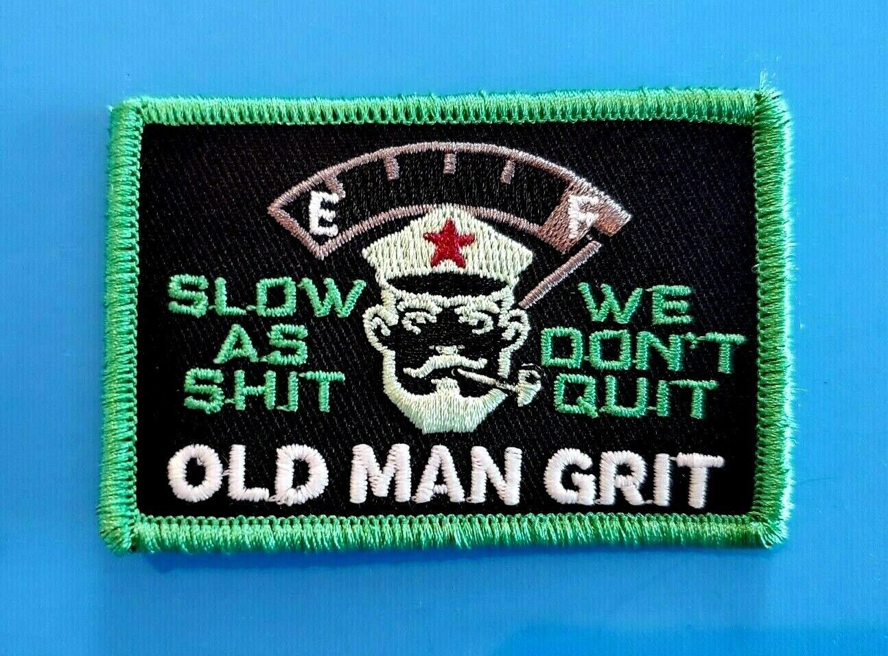 OLD MAN GRIT Tactical Patch Hook and Loop 2\