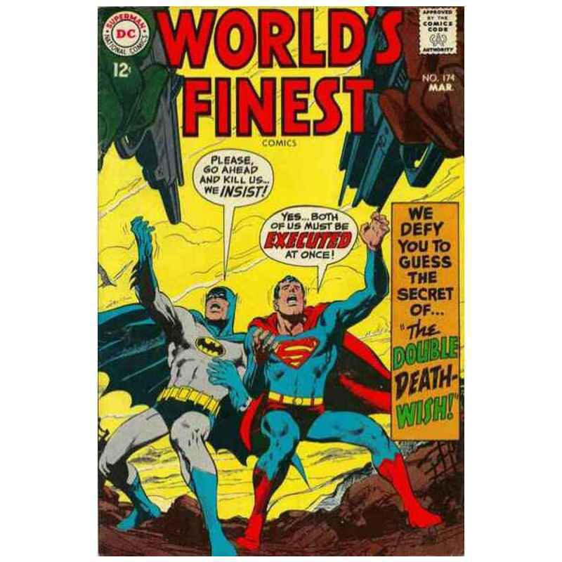 World's Finest Comics #174 in Very Fine minus condition. DC comics [g`