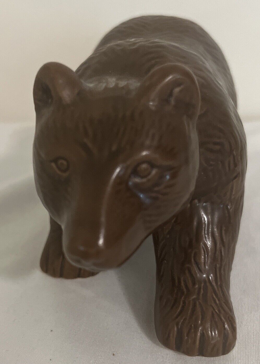 Ceramic Brown Bear Figurine Grizzly Bear Woodland Animal Cabin Decor fast ship