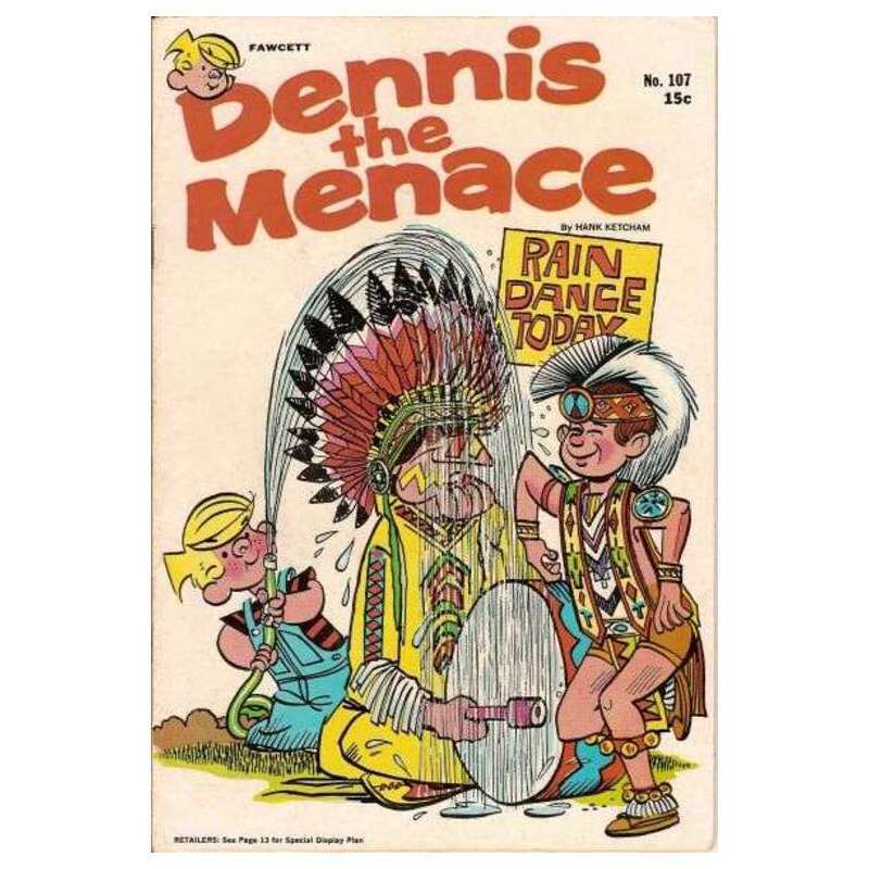 Dennis the Menace (1953 series) #107 in Fine condition. Standard comics [d,