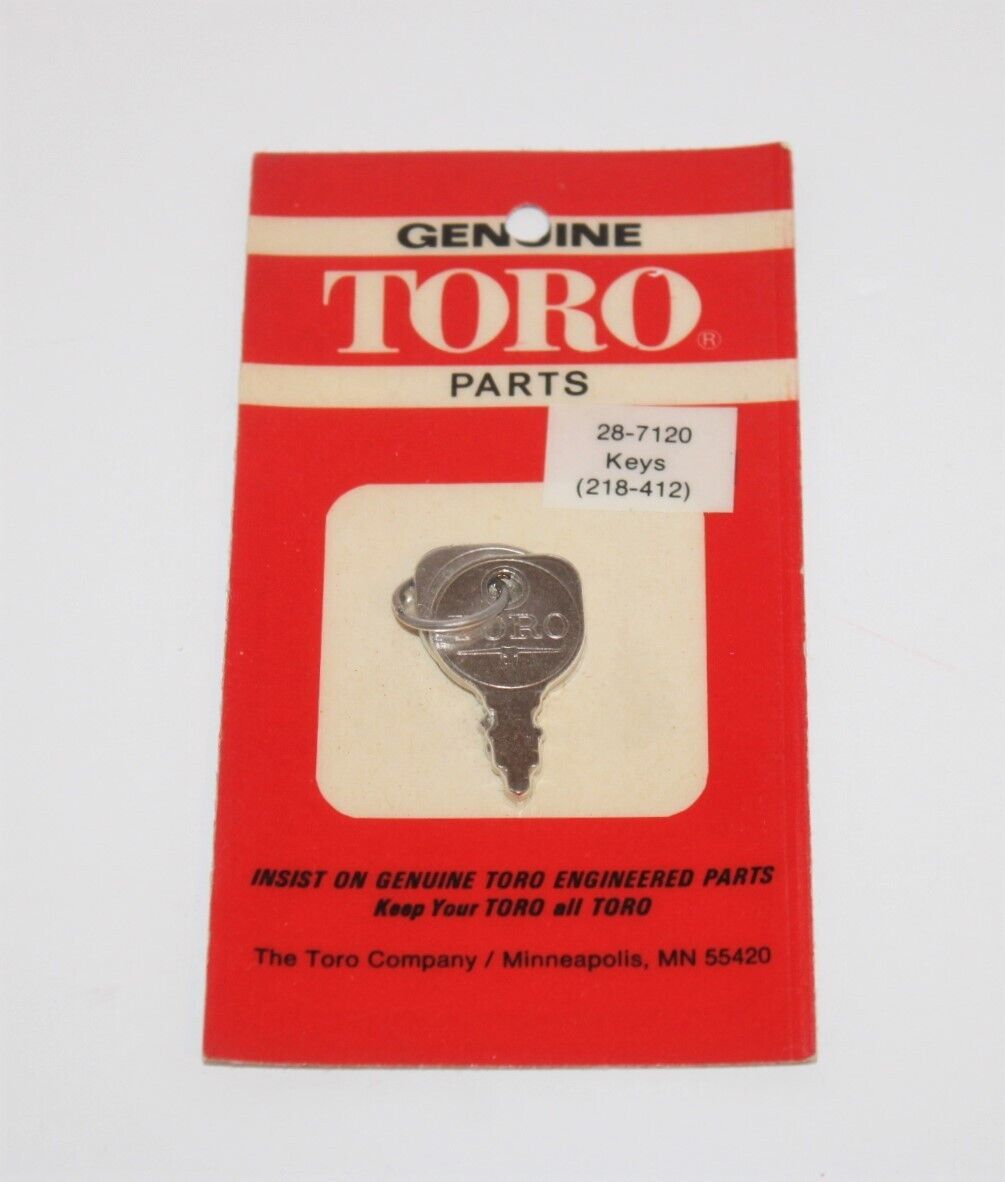Vintage TORO Replacement Keys Lawn Mower Snowblower 1 3/8\