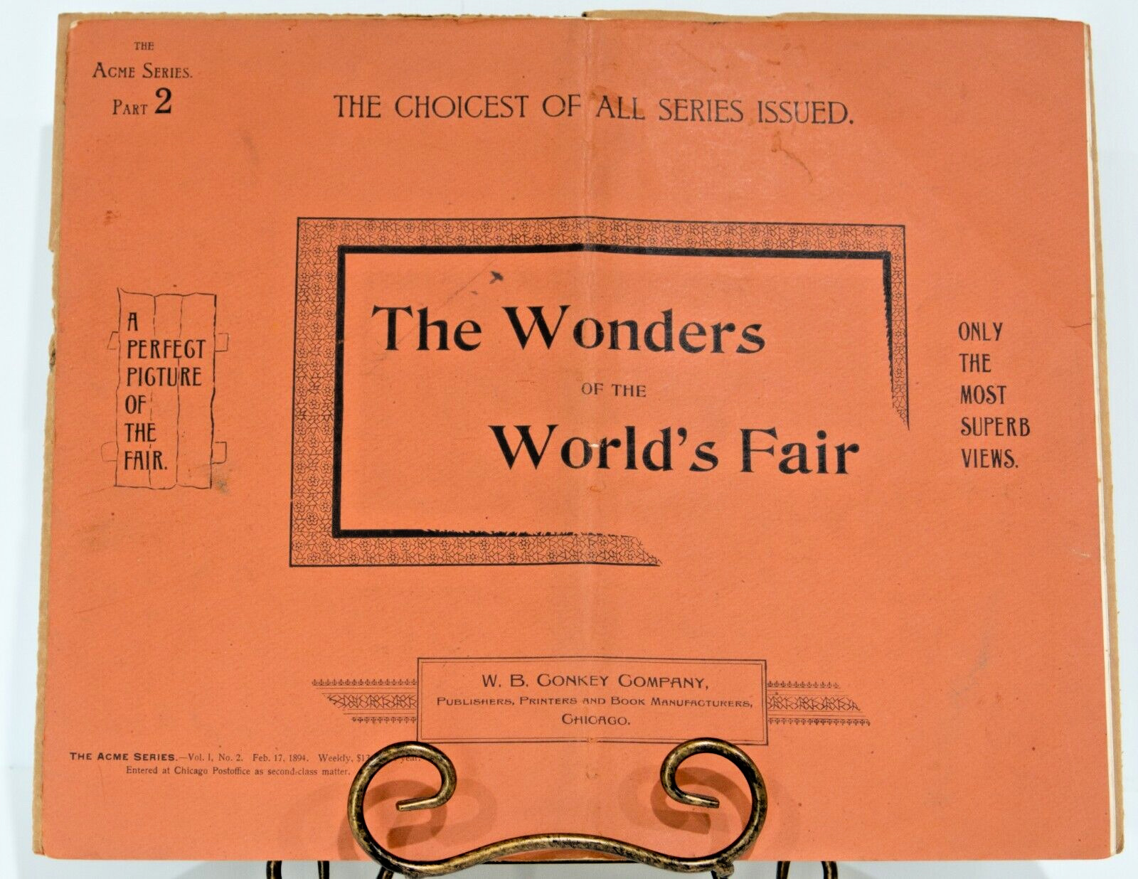 ANTIQUE 1894~The Wonders Of The Worlds Fair~PORTFOLIO ~ACME SERIES PART 2