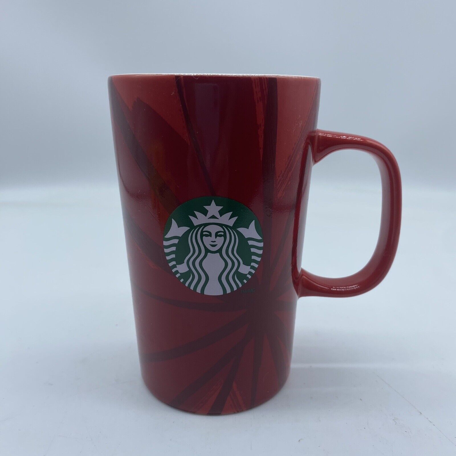 STARBUCKS 2014 Christmas Blend Red Coffee Mug Cup 12 Ounces