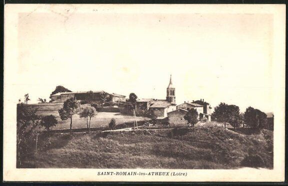 CPA Saint-Romain-les-Atheux, general view 1934 