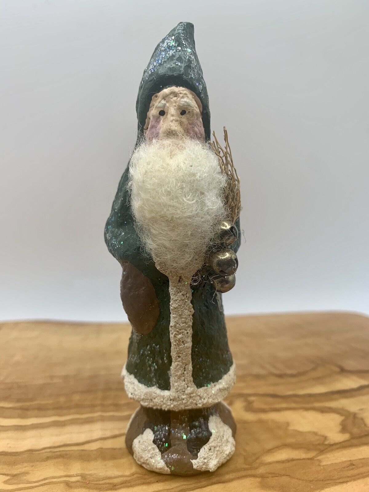 German Style Santa Composition Belsnickel Christmas Figurine 4 3/4”