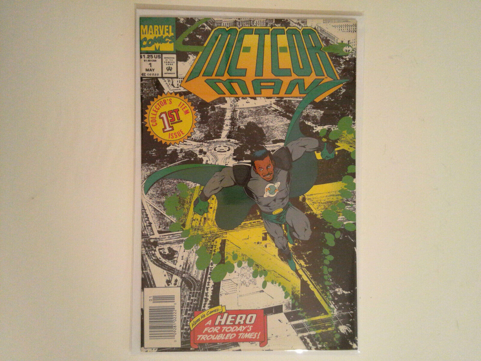 Meteor Man #1 (1993), Marvel Newstand, Steve Dutro Robert Townsend, ships in box