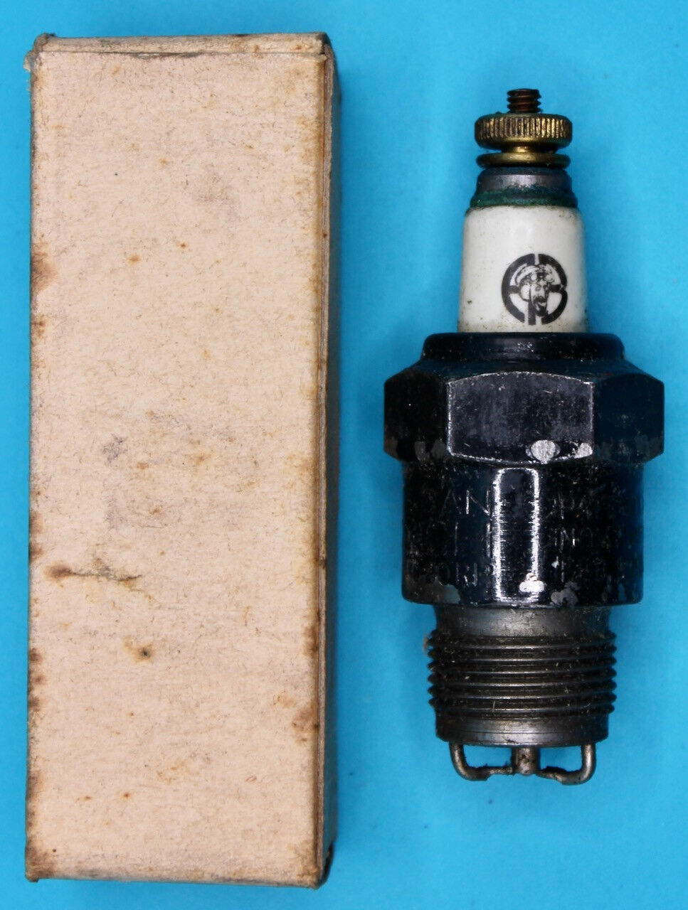 (Fk) Original Vintage American Bosch Patented Feb 9, 1915 Spark Plug