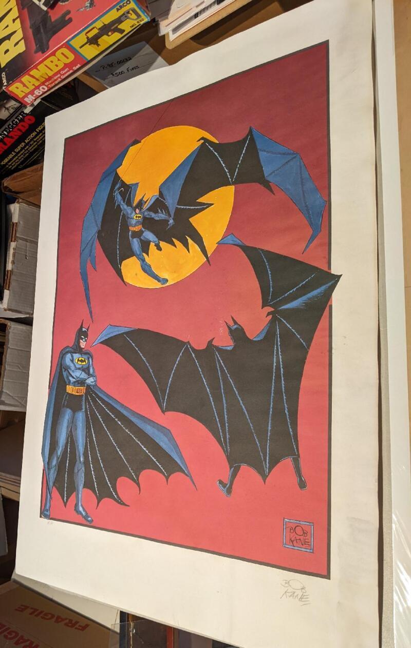 Batman Print signed by Bob Kane