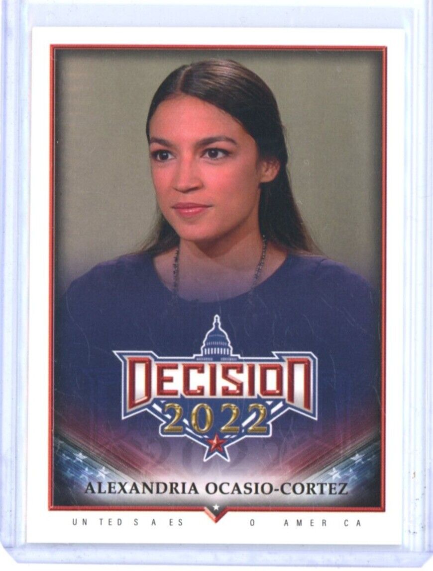 2024 2022 ALEXANDRIA OCASIO-CORTEZ DECISION #5 BASE CARD