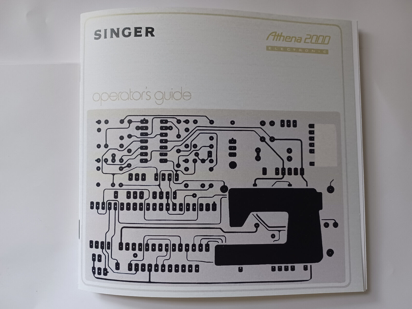 Singer Athena 2000 Sewing Machine Manual Reprint