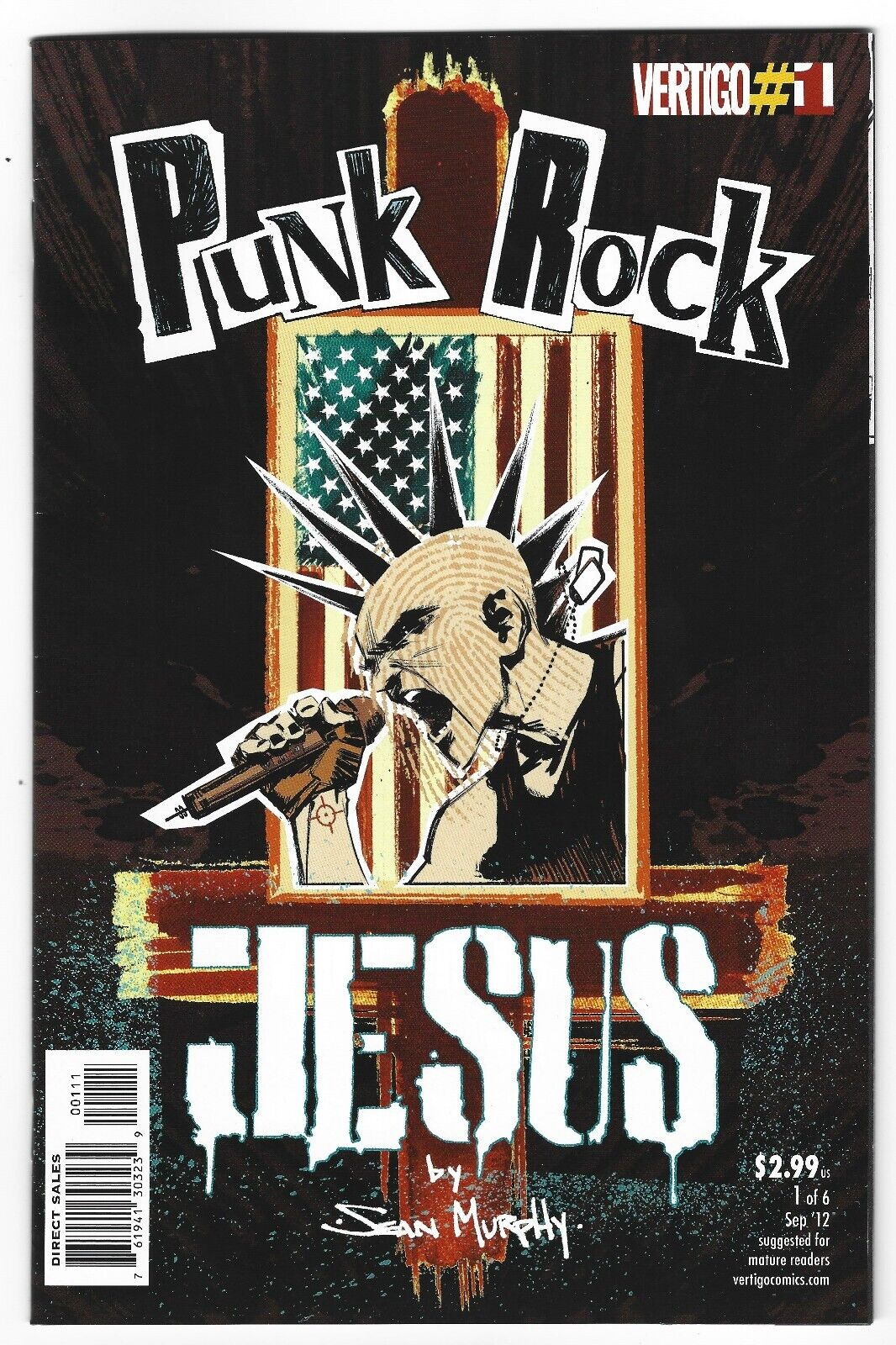 Punk Rock Jesus #1🎸DC / Vertigo 2012 🤘Sean Murphy VF/NM
