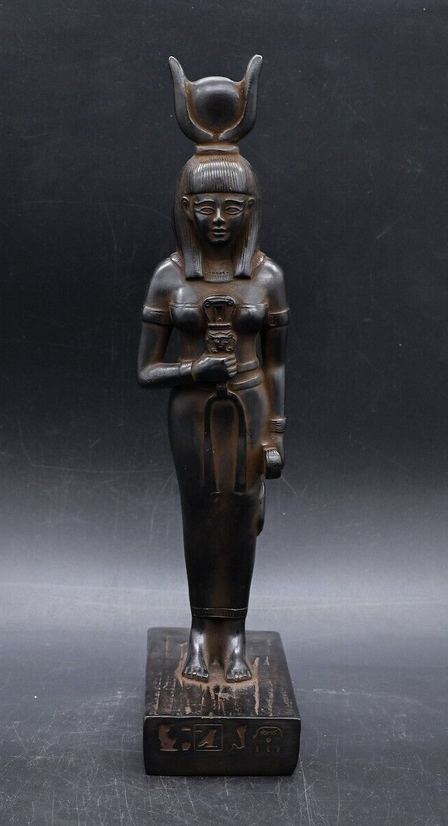 Rare Ancient Egyptian Antiquities Statue of Goddess Hathor God love Egypt BC