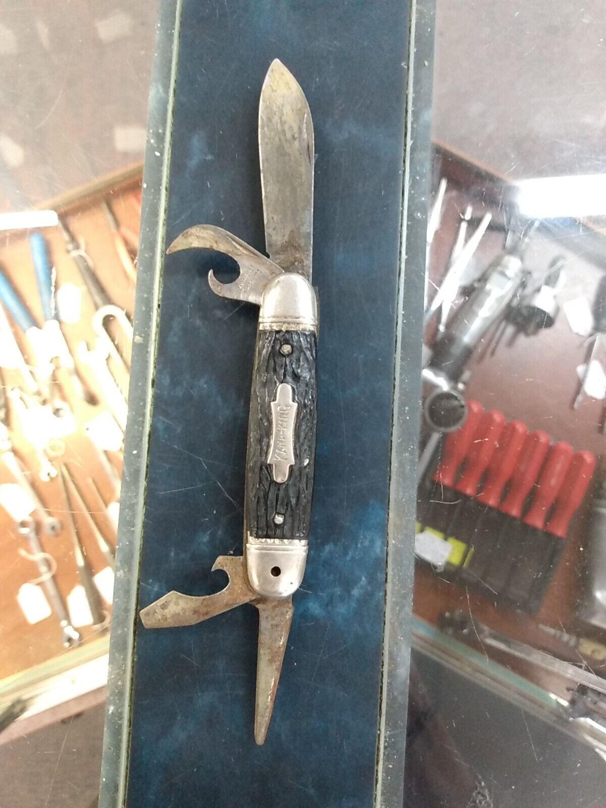 Vintage Kamp King Pocket Knife Multi-Tool