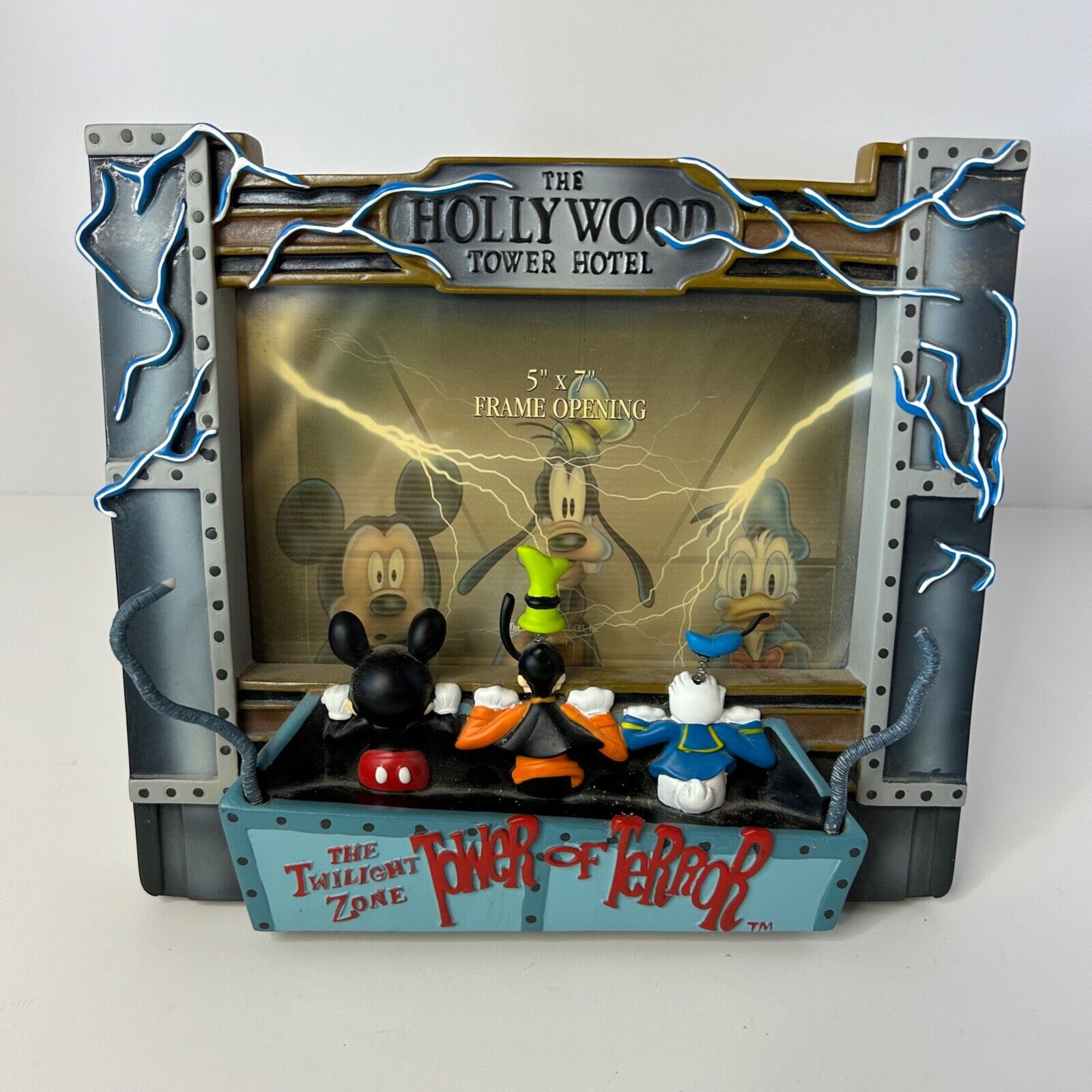 Disney Parks Hollywood California Adventure Tower Of Terror 3D 5x7 Picture Frame