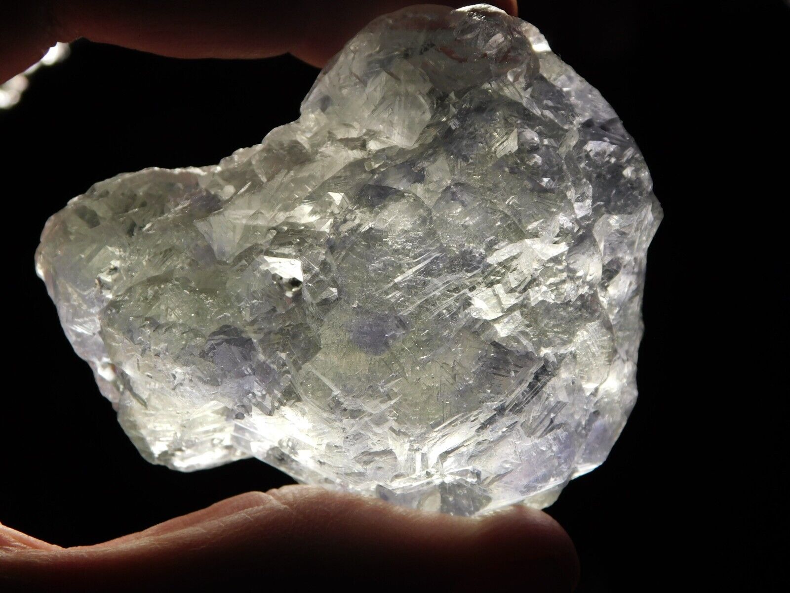 Big VERY Translucent ELESTIAL FLUORITE Crystal 227gr